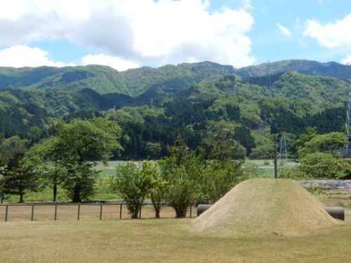 蓑谷地区の風景。