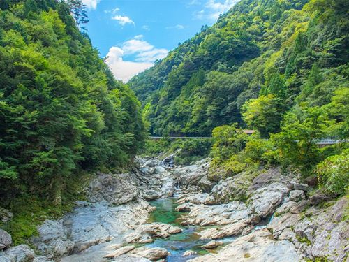 自然が豊かな大川村