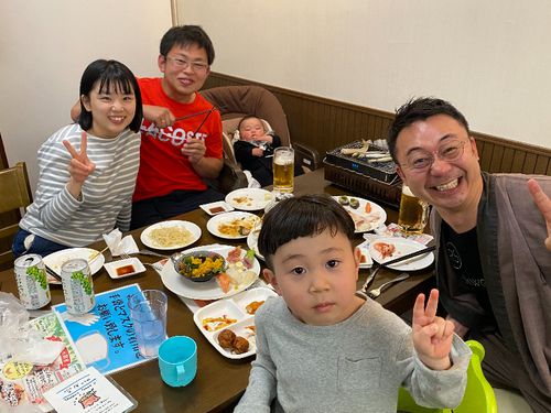 （奥）富良野で住込管理人をしてくれたカップルとその赤ちゃん
