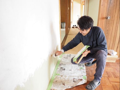 萩市のワークショップ担当　秋山隊員