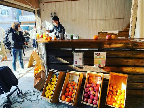 空き店舗にこの日だけのお店をオープン