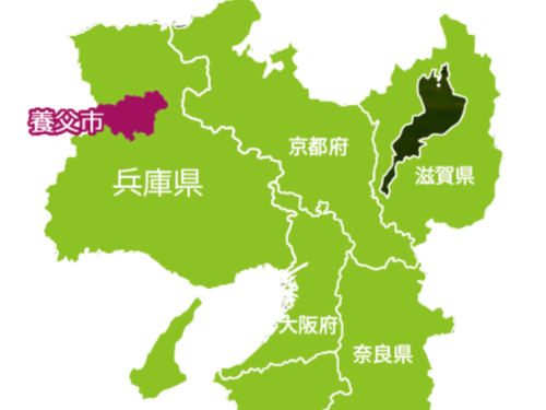 兵庫県と養父市の位置はココです♪