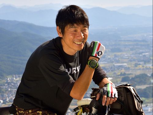 講師の小口良平さん／自転車冒険家＆自転車旅行研究家（まちづくりサイクルアドバイザー）