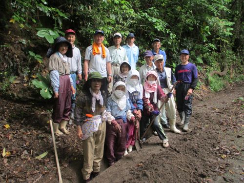 地域の方々が隊員の着任をお待ちしています。