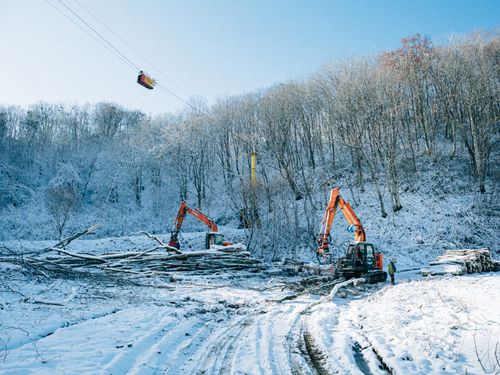 2台のタワーヤーダーを駆使する国内でも稀有な飛騨市森林組合