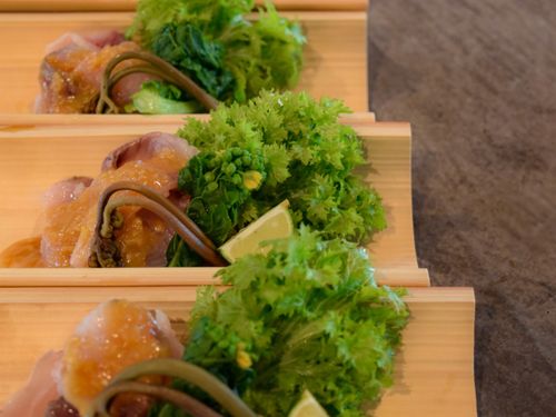 地元食材を使った料理の数々