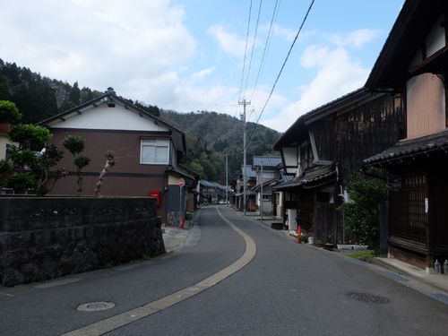 今庄宿の街並み