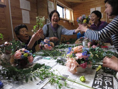 木造仮設住宅での暮らし