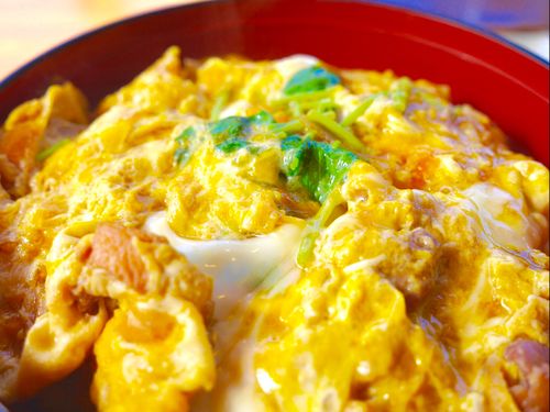 川俣シャモの親子丼は絶品