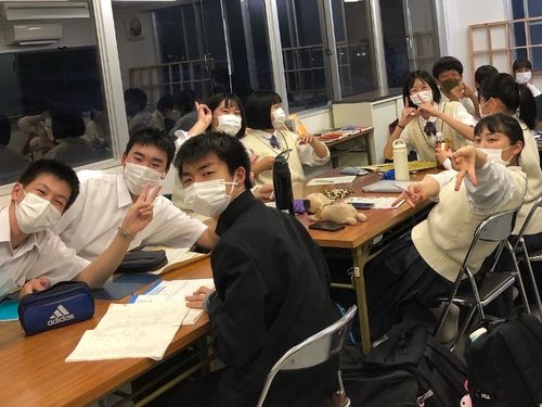 お鬼楽塾で勉強中