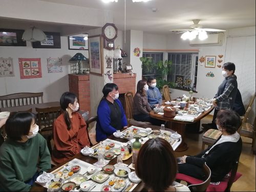 初日　先輩移住者と交流会♪