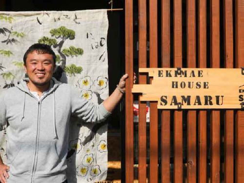 大正地区コース　小野さん　卒業とほぼ同時にゲストハウスを運営開始。