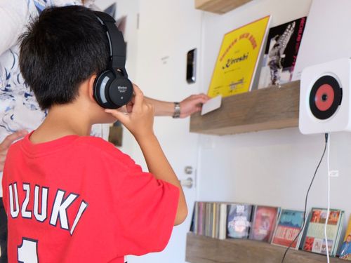 子供から大人までみんなが楽しめるレコードスペース
