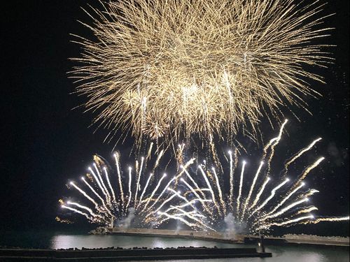 みなと祭りの花火