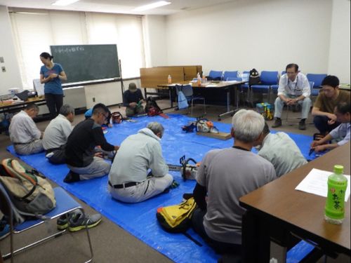 目立ての様子（座学）