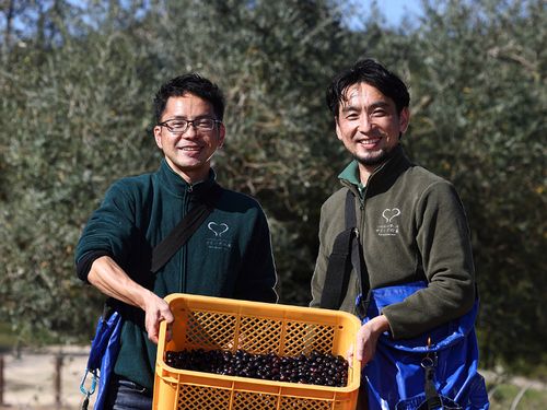 「オリーヴ兄弟」こと当社社長（柳生敏宏）と副社長（柳生忠勝）