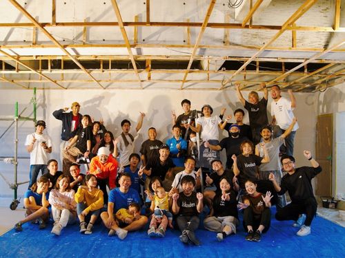 スタッフで施工のお手伝いをしました！