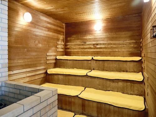 温泉にはサウナも完備しています。町内外のお客様に大好評!