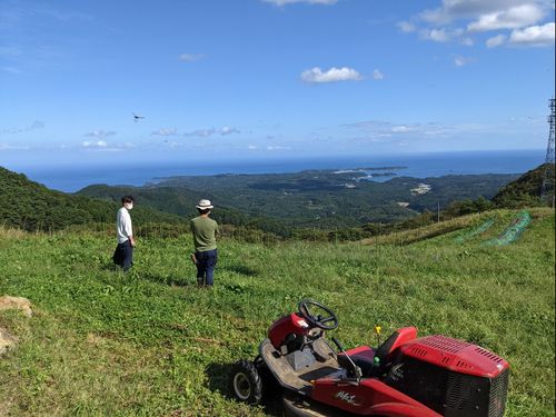 まちを一望できる田束山より