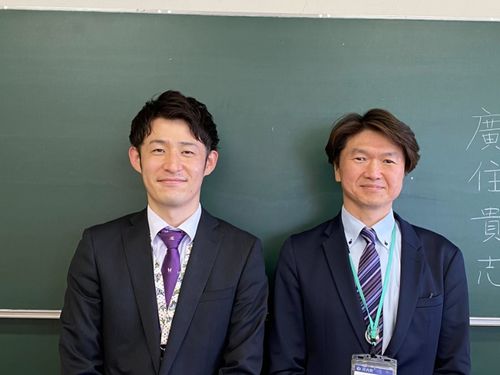 河内町 教育委員会 廣住さん、大津さん