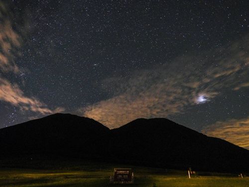 三瓶山の星空