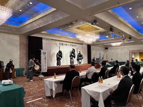 三陸ジオパークでは、各地域の郷土芸能が盛んです。