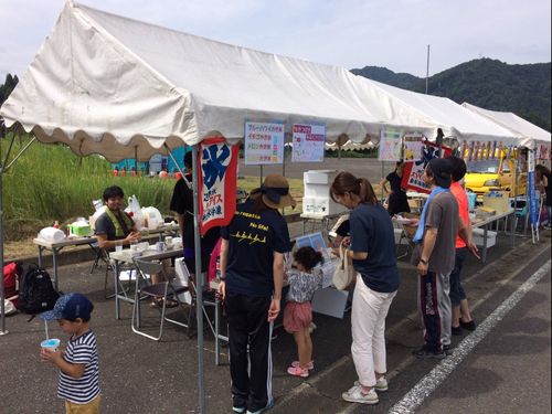 9月1日に行ったかき氷屋台出店の様子