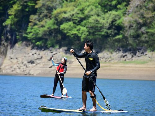 小野湖でのSUP