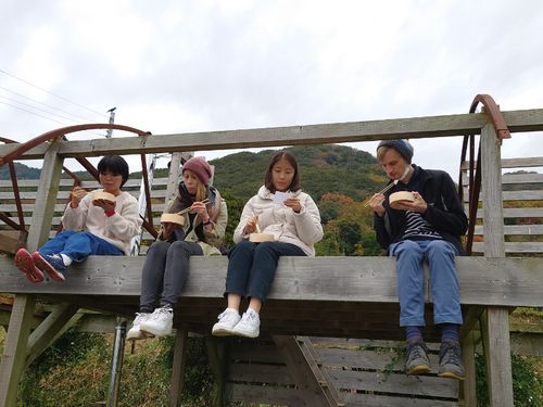 淡路の食材をたっぷり使ったお弁当タイム。