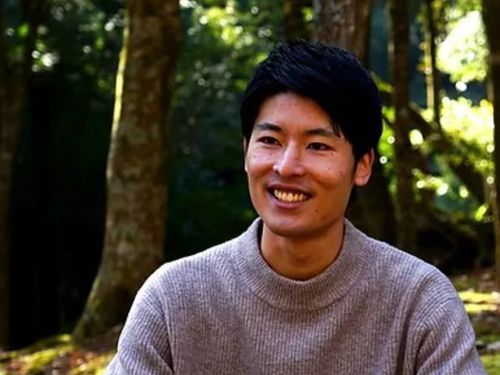 一期生の湯川さん。前職を辞めて奥さんと出かけた移住先探しの旅先で組合を知り、移住。