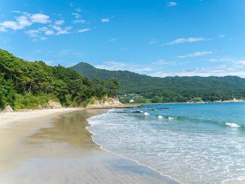 大槌町は海と山が近く、青と緑のコントラストがとても綺麗です◎