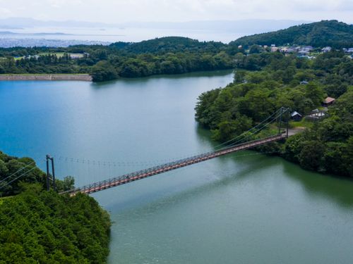 野岳湖周辺にはキャンプ場やサイクリングロードも整備