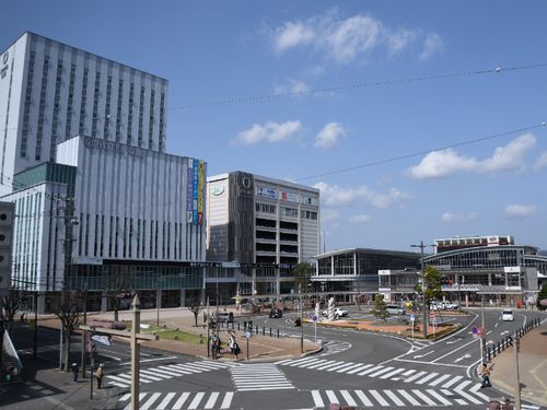 藤枝駅前は中心地として栄えています☆