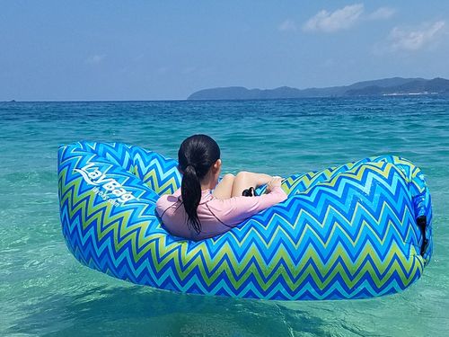 仕事前に海でゆっくり。