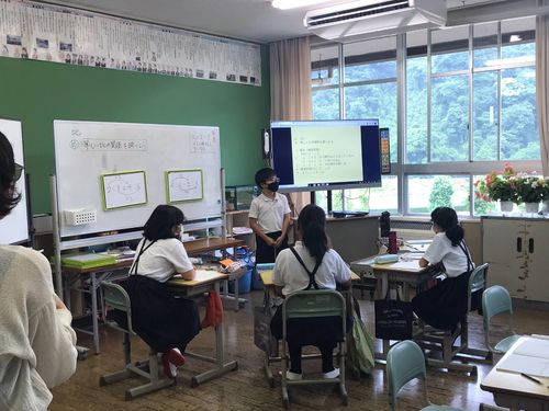 公開授業の様子　一人ひとりが主役です。