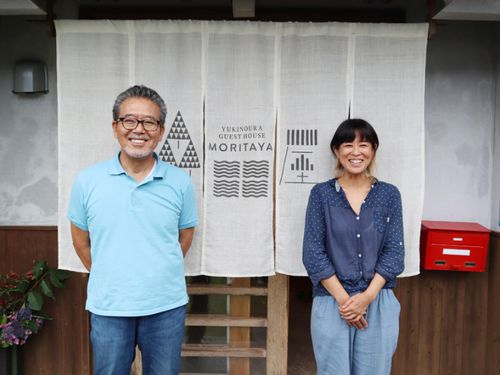 雪浦地区の活性化事業を担う「株式会社 ゆきのうら」事務局の渡辺さんと荒瀬さん