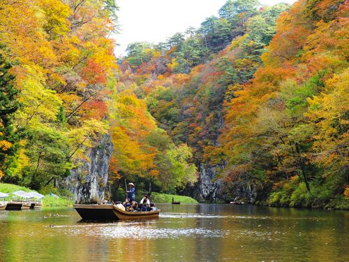 令和7年に国の名勝指定100周年を迎える「猊鼻渓」