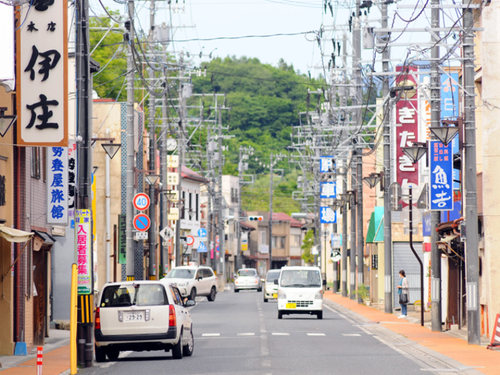普段の商店街の風景