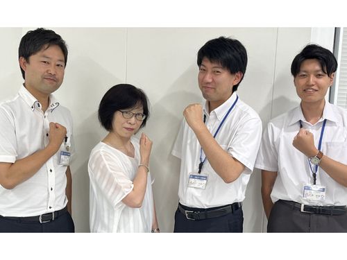 まちづくり政策課の職員　佐山さん、犬飼さん、瀬戸さん、佐藤さん