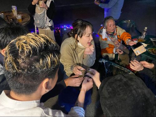地元の人はイベント大好き！人の輪が広がります♪