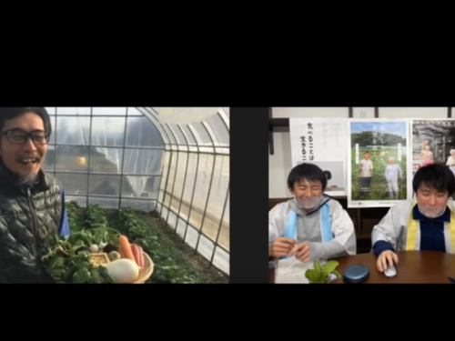 先輩移住者と子育て中の移住担当者が楽しく進行します！