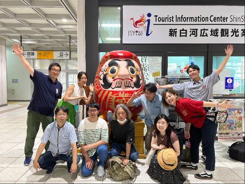 白河市を知らなくても、安心して参加できます！