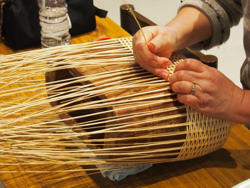 コリヤナギを編む②