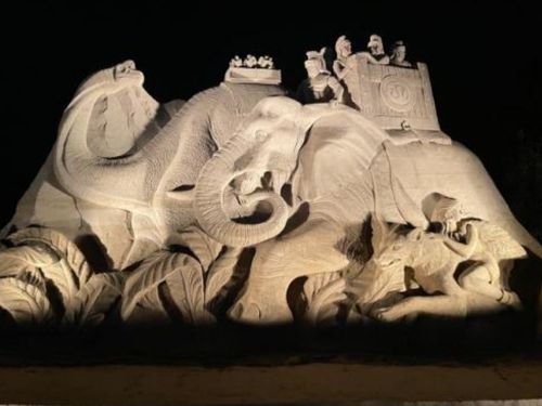 砂像展の写真です！珍しい砂祭り！！