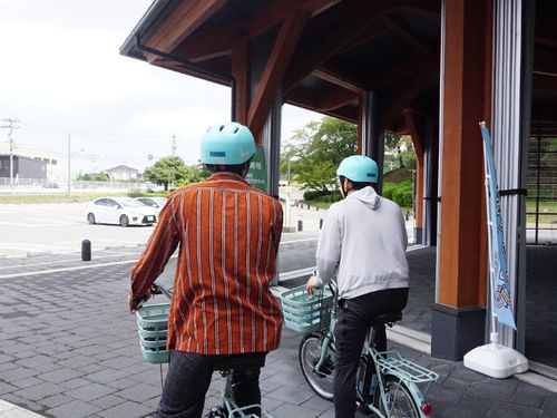 レンタサイクルで巡る