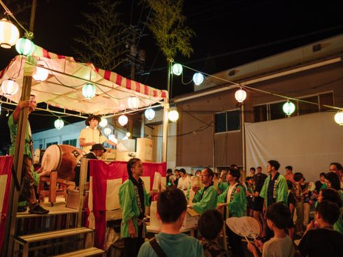 伝統的な地域のお祭りの運営も大事な仕事のひとつ