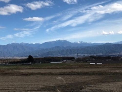 みはらしファームからは東側に南アルプスがきれいに見えます！