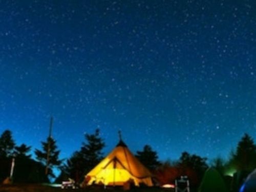 夜には満点の星空が！