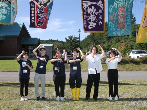 「共育型インターンシップ」でのひとコマ　提供：青森県東通村