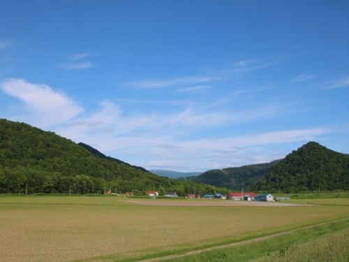 筬島地区の風景